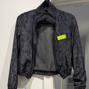 Guess Black Snake Print Jacket